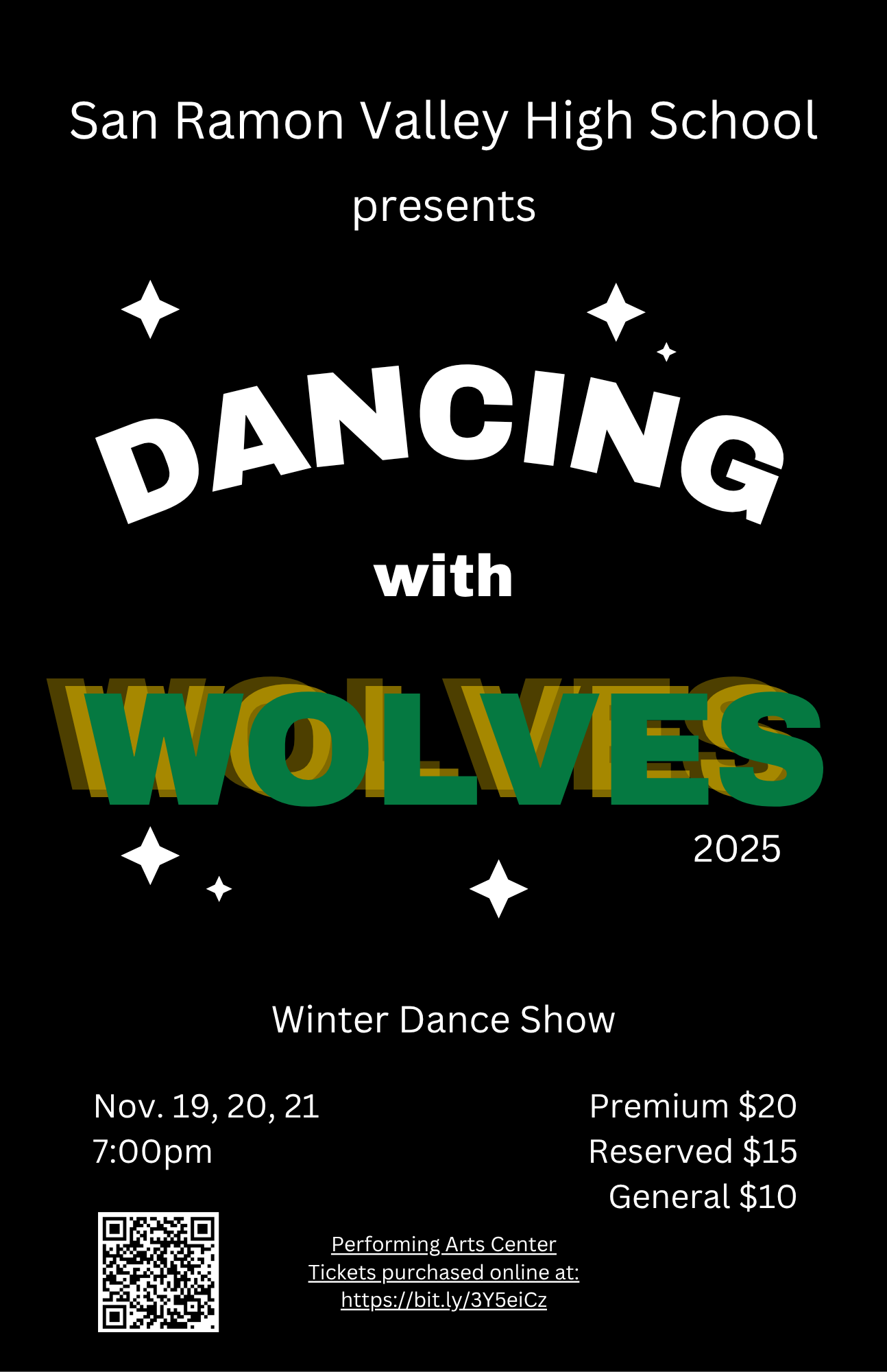 Winter Dance Show Poster