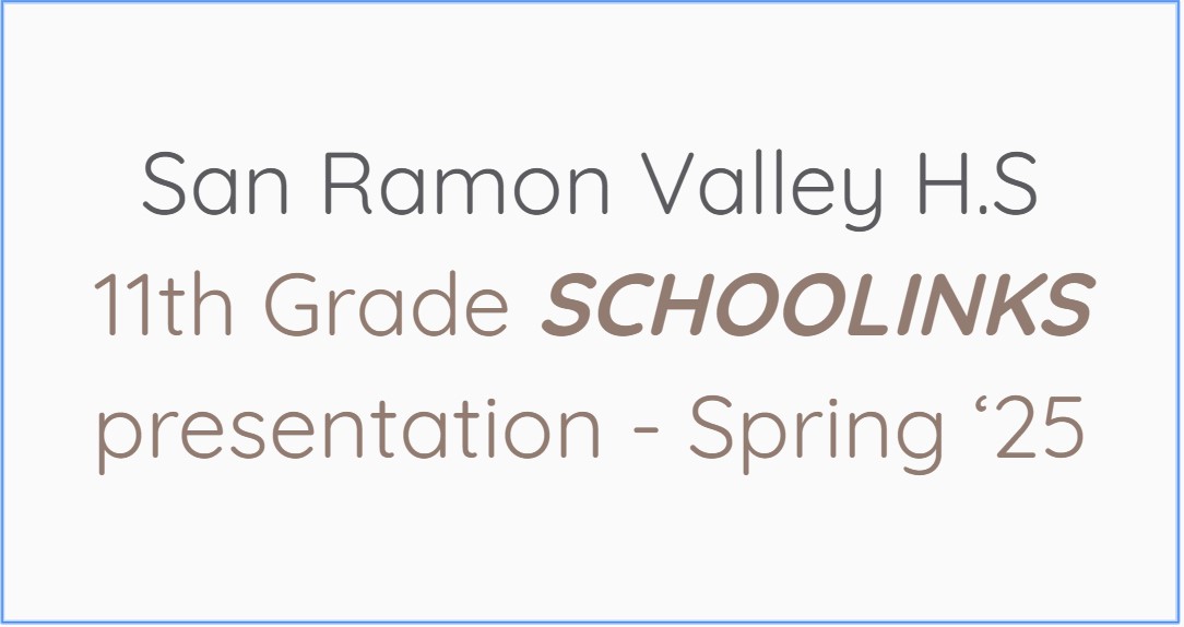 San Ramon Valley High School Fall Senior Naviance Presentation with a small school wolf logo in the bottom right corner