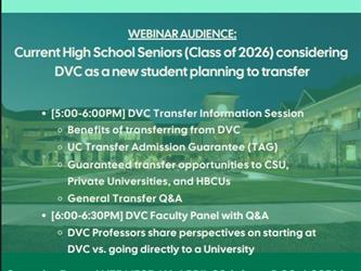 flyer containing college logos and schedule for webinar