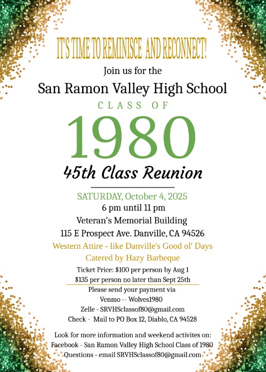 class of 1980 reunion