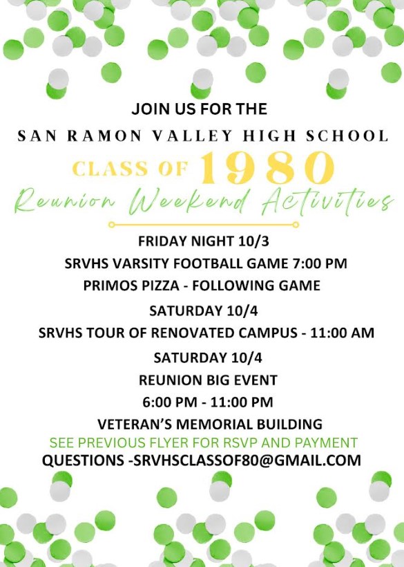class of 1980 reunion