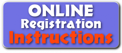 graphic of online registration instructions